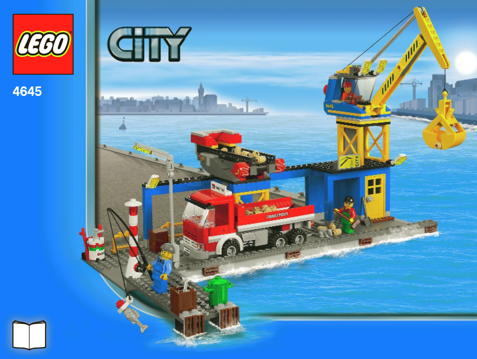 Handleiding Lego City Harbour - Harbour 4645 (pagina 1 van 80