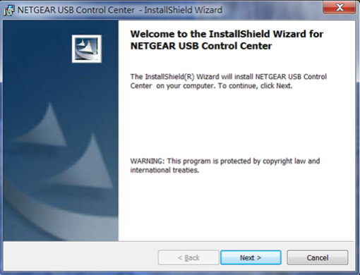 netgear usb control center utility