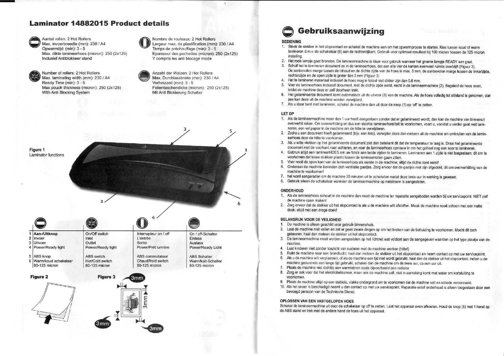 Wereldrecord Guinness Book bord Officier Handleiding Hema lamineermachine 14882015 (pagina 4 van 4) (Nederlands)