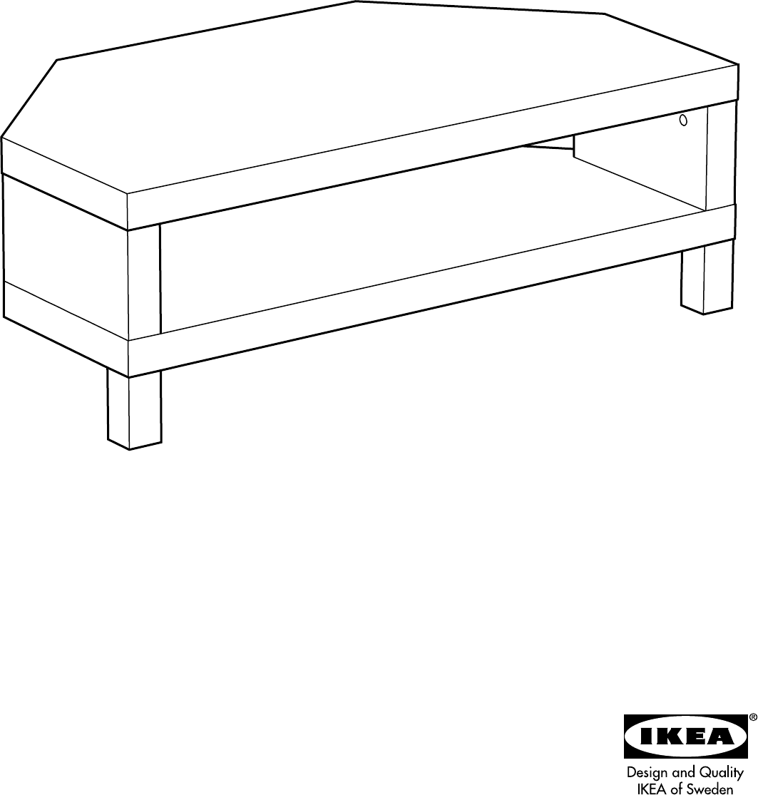 Ontwapening gans Teleurstelling Handleiding Ikea LACK Tv-hoekmeubel (pagina 2 van 8) (Alle talen)