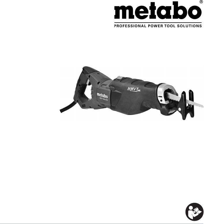 Handleiding Metabo SSE 1100 (pagina 1 van 68) (Nederlands, Duits .