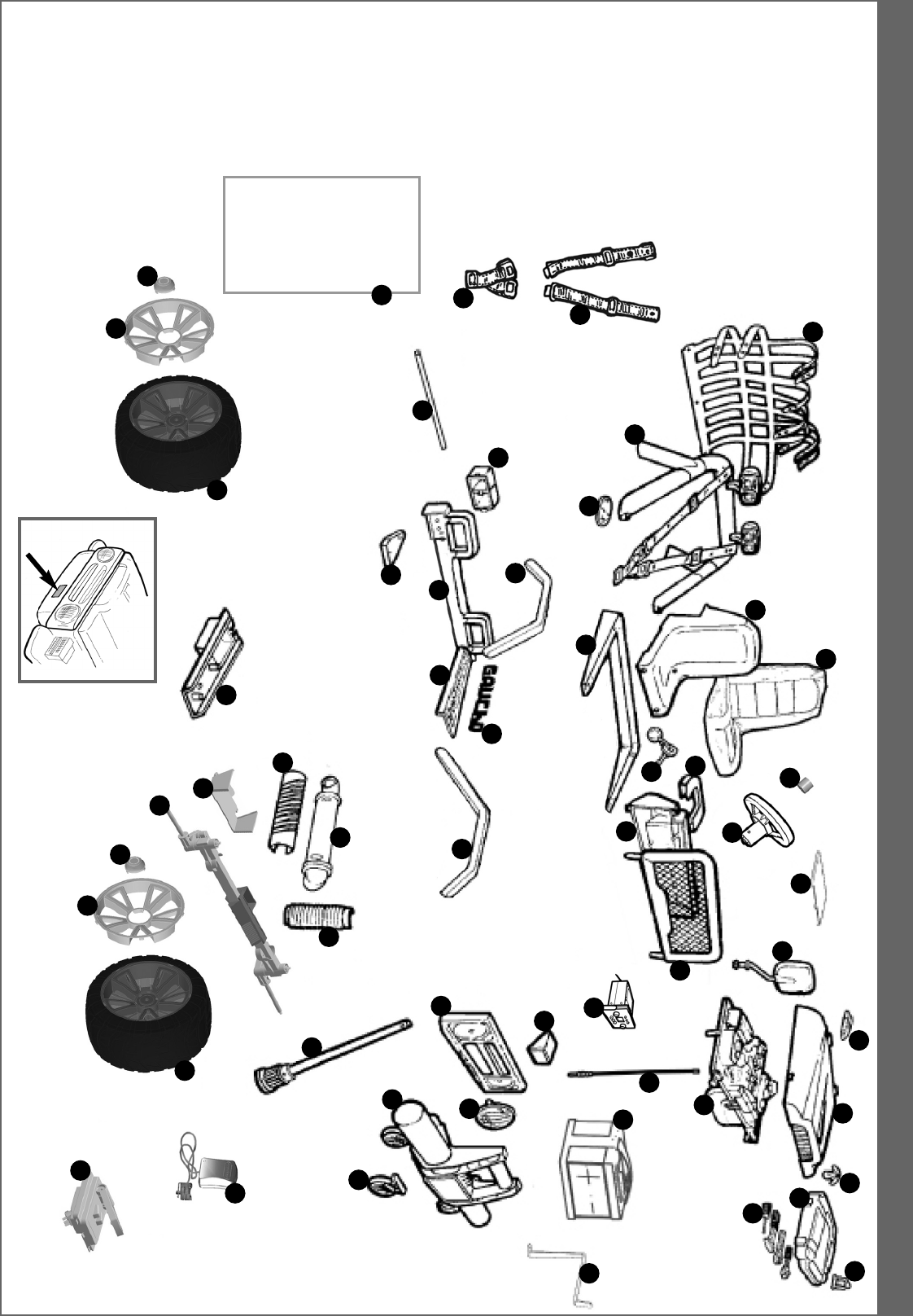 Riparazione gaucho peg perego