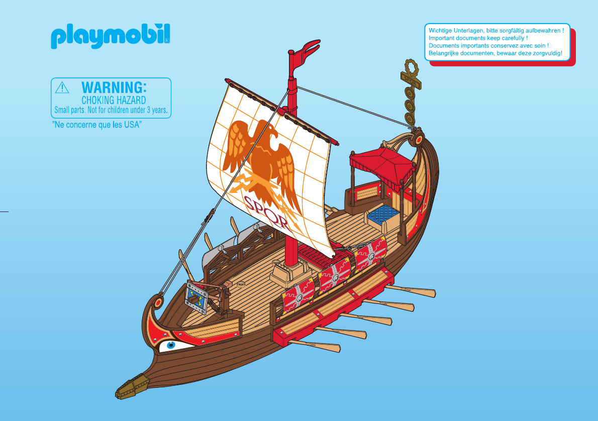 Om te mediteren nek oud Handleiding Playmobil 7512 Romeins schip (pagina 1 van 12) (Alle talen)