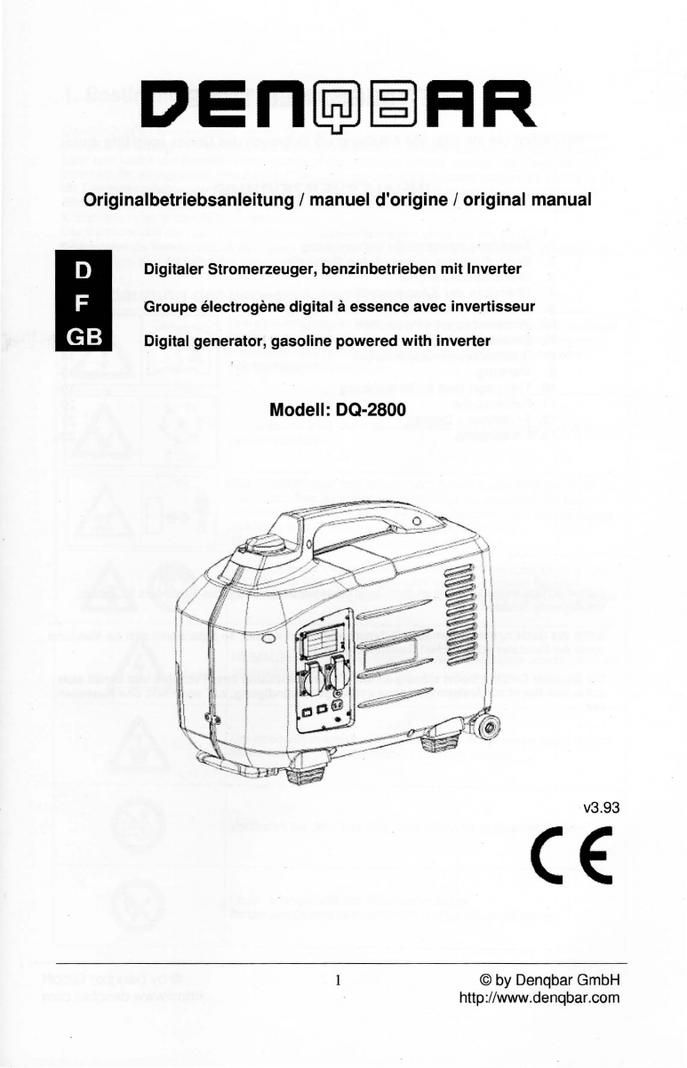 Handleiding Denqbar DQ-2800 (pagina 3 van 21) (Duits)