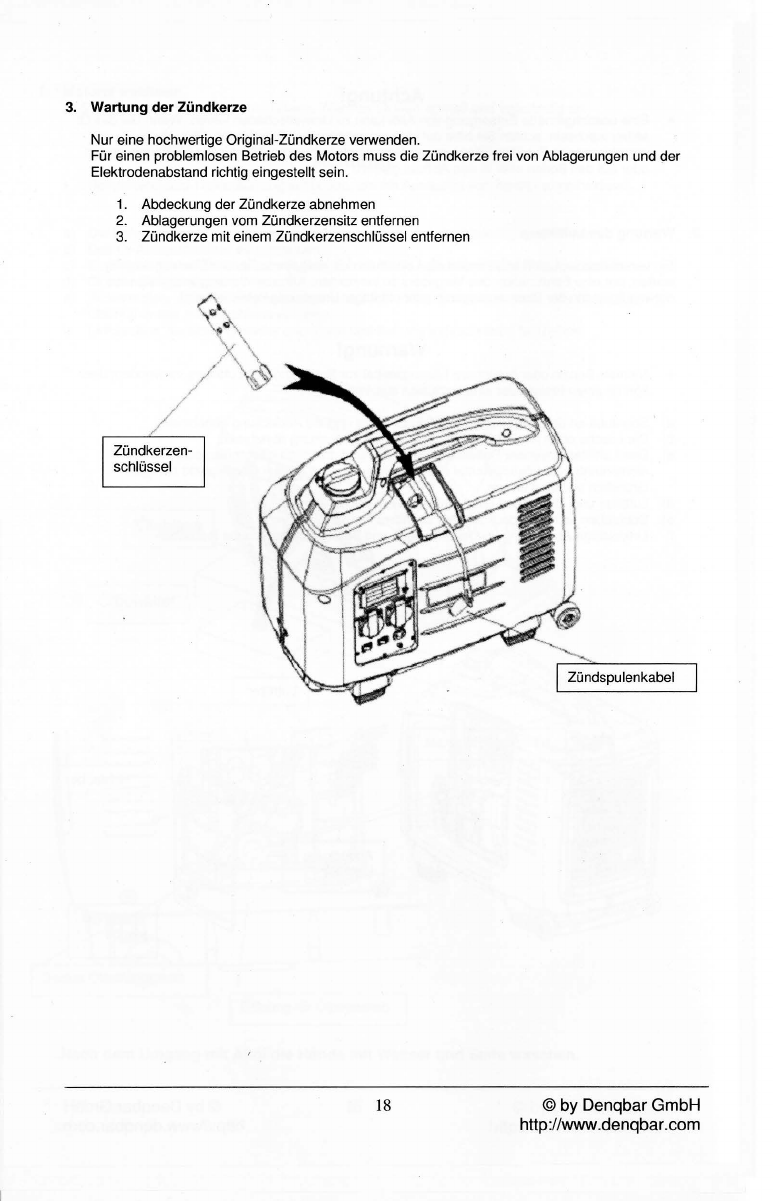 Handleiding Denqbar DQ-2800 (pagina 18 van 21) (Duits)