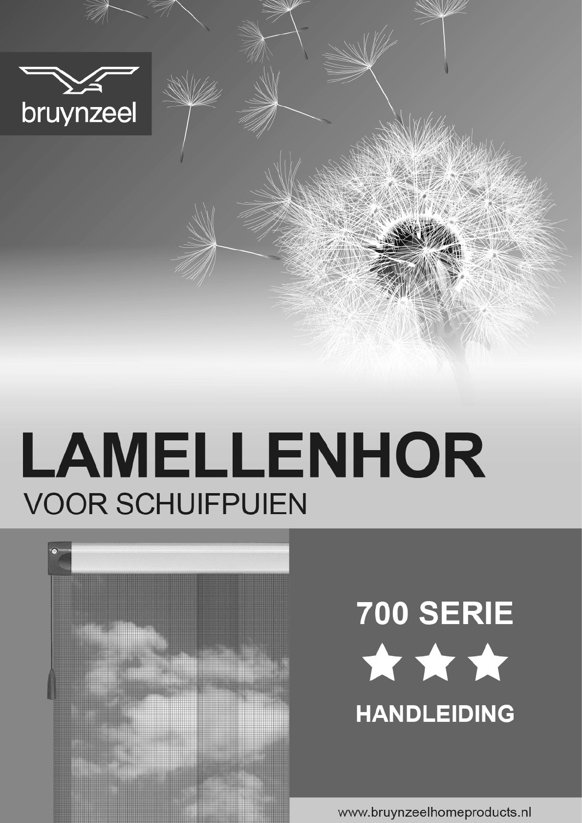 Handleiding Bruynzeel S700 Lamellenhor Schuifpui (pagina 1 van 8) (Nederlands)