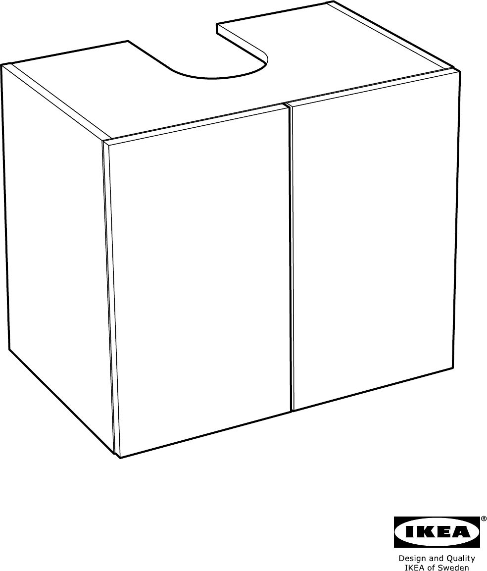 Ikea LILLANGEN Wastafelkast met 2 deuren (pagina van 20) (Alle talen)