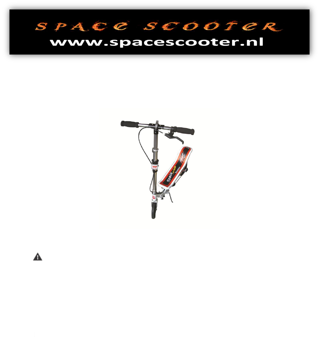 vorst magnifiek telex Handleiding Spacescooter X360 Junior (pagina 1 van 8) (Nederlands)