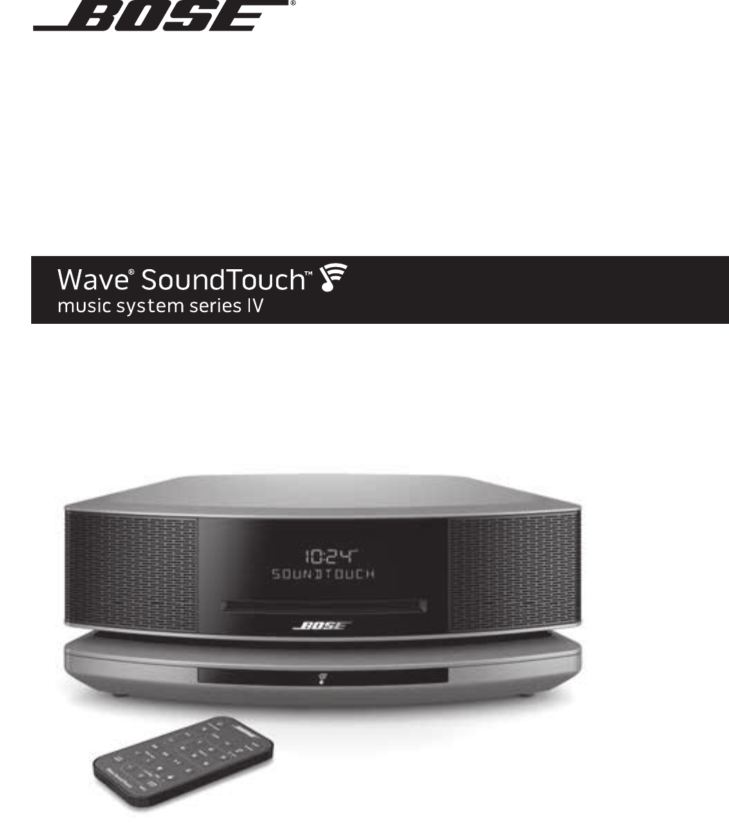 Handleiding Bose Wave SoundTouch music system series IV (pagina 1 van