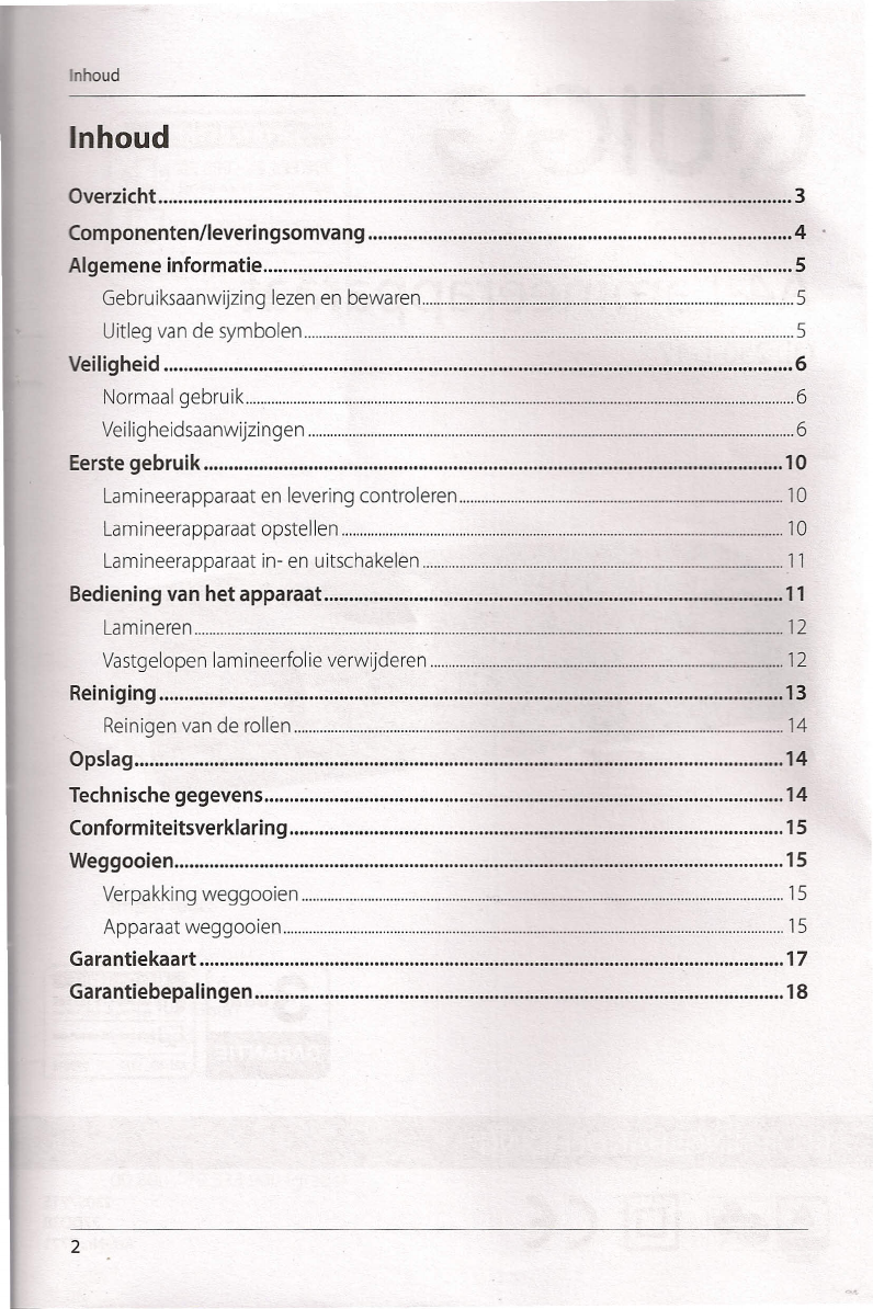 Handleiding Quigg OL 250-L-17 (pagina van