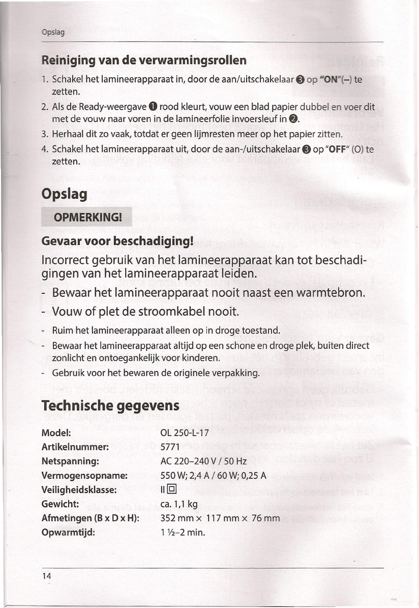 een miljoen web Antibiotica Handleiding Quigg OL 250-L-17 (pagina 16 van 18) (Nederlands)