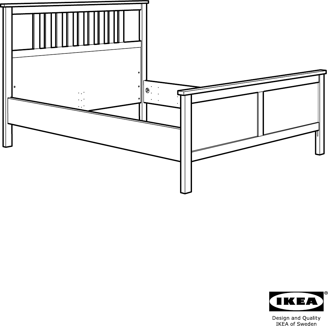 Bestuiver Verbetering hurken Handleiding Ikea 190.190.47 Hemnes bed (pagina 1 van 24) (Alle talen)