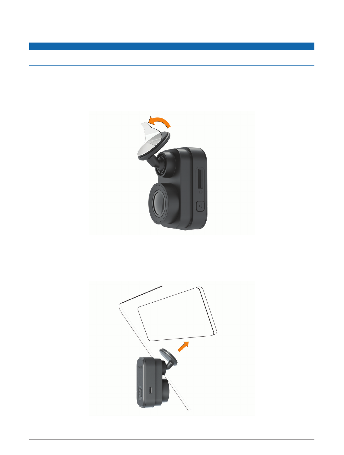 Garmin Dash Cam Mini 2 - Installing the Device