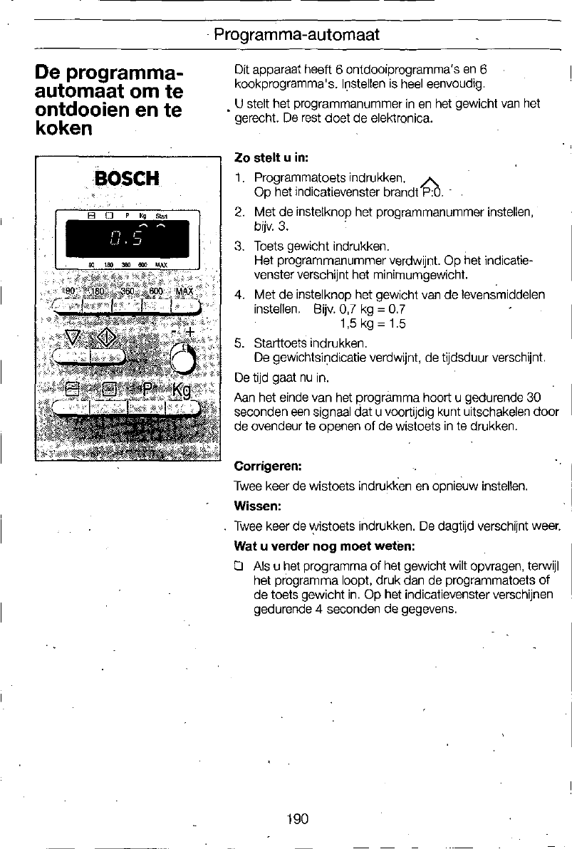 vlinder Verbinding verbroken domineren Handleiding Bosch HME 8560 (pagina 190 van 252) (Nederlands, Deutsch,  English, Français, Italiano, Espanol, Espanol)