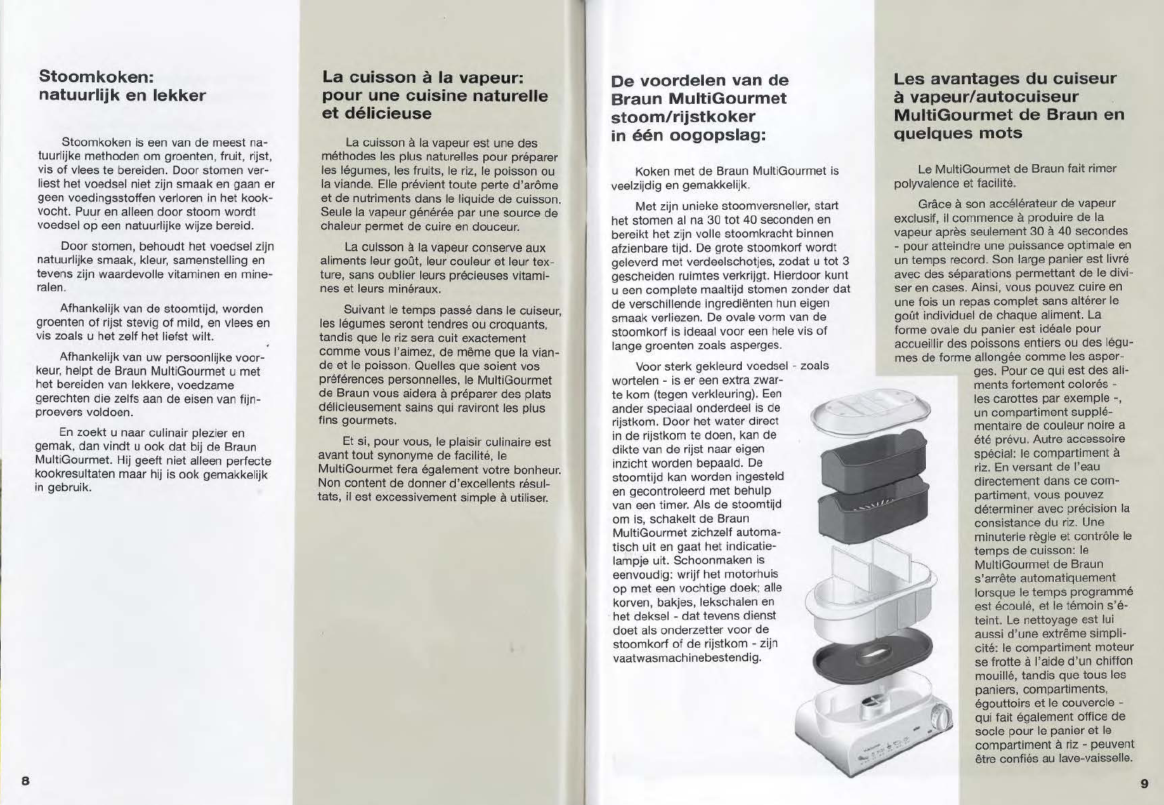 Verloren omringen Archaïsch Handleiding Braun Kookboek Multigourmet (pagina 1 van 42) (Nederlands,  Français)
