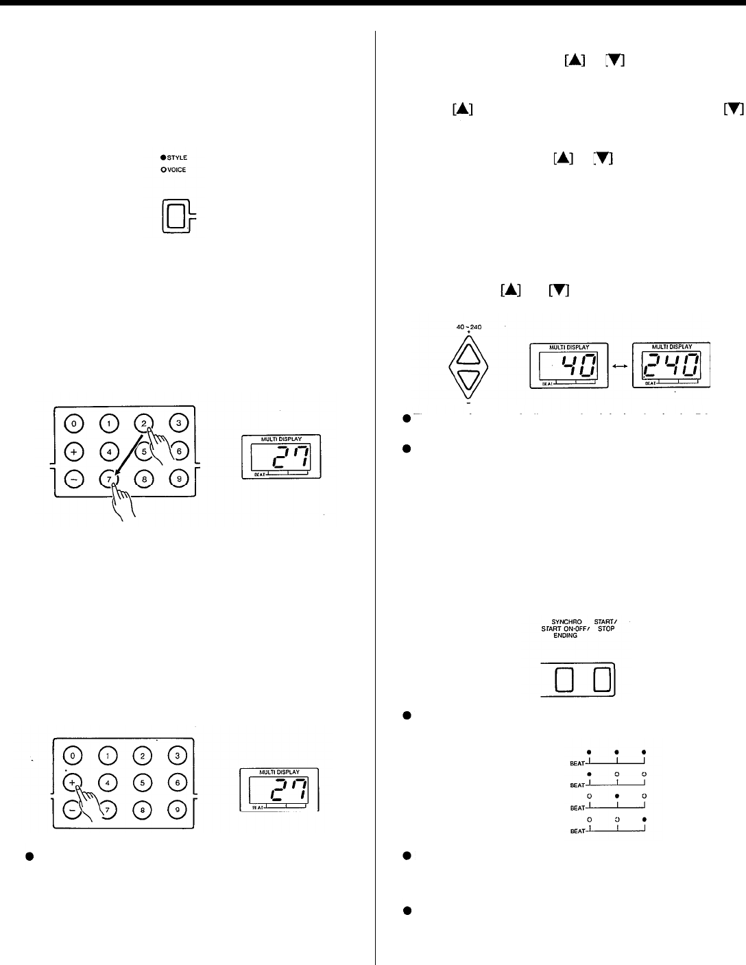 Yamaha Single Finger Chord Chart