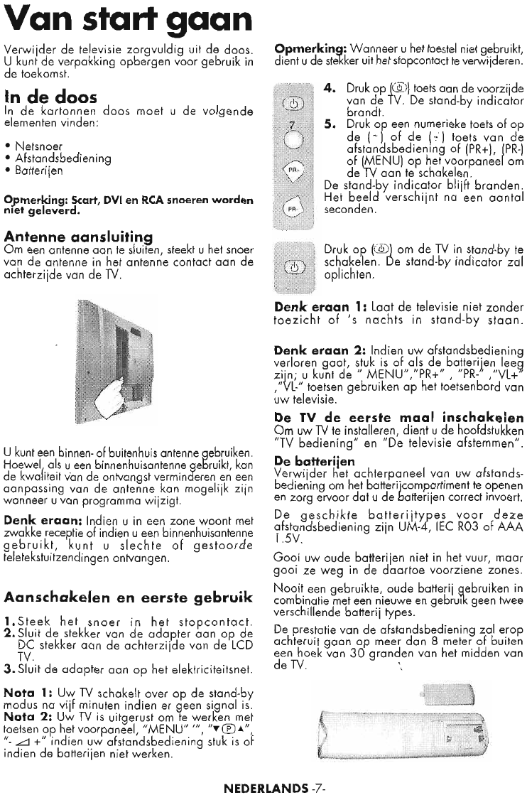 zuur belangrijk geef de bloem water Handleiding MT Logic TFT-2052 (pagina 8 van 28) (Nederlands)