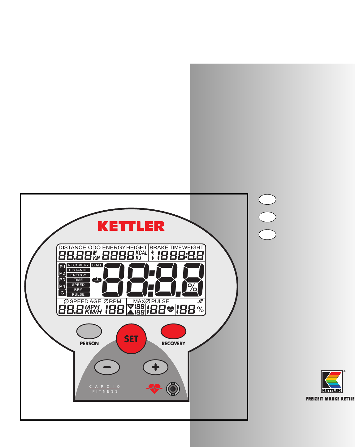 Handleiding Kettler Stratos Computer M 9857 (pagina 1 van 61) (Deutsch