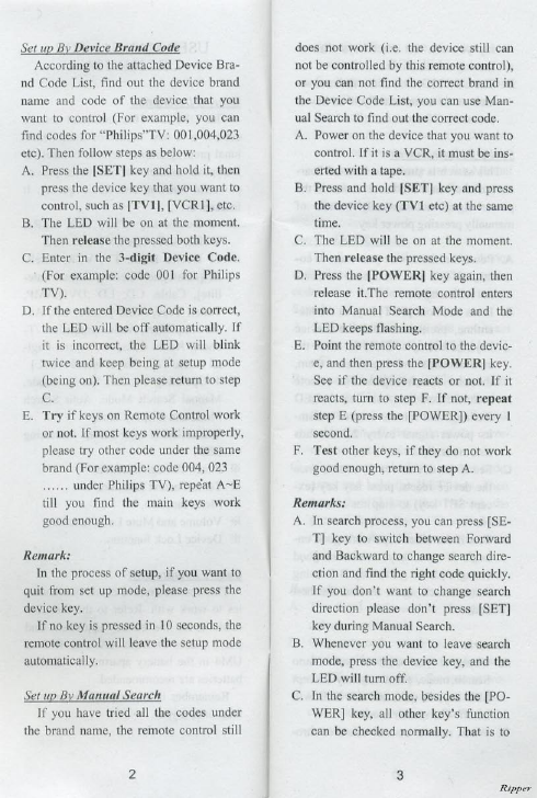Handleiding Hema (pagina 3 van 23) (Engels)