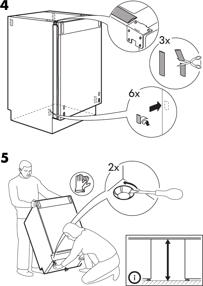Ikea vaatwasser inbouw handleiding