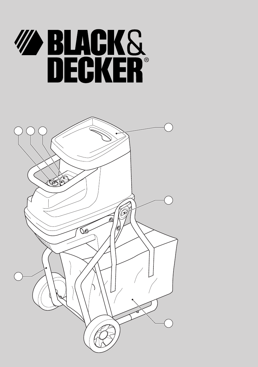 Black+Decker GS2400 2400W Quiet Shredder