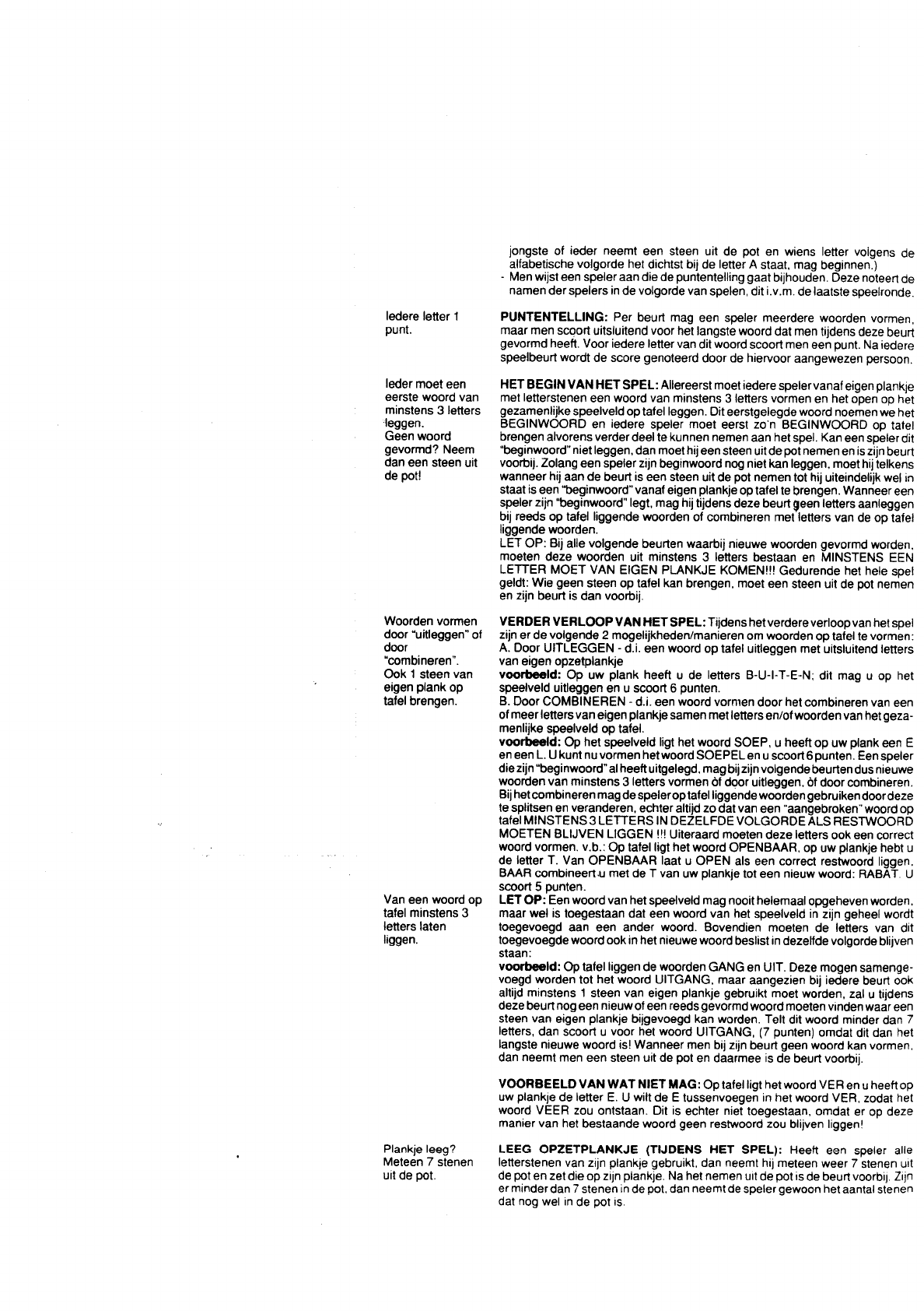 struik leven Nylon Handleiding Goliath rummikub woord (pagina 5 van 6) (Nederlands)