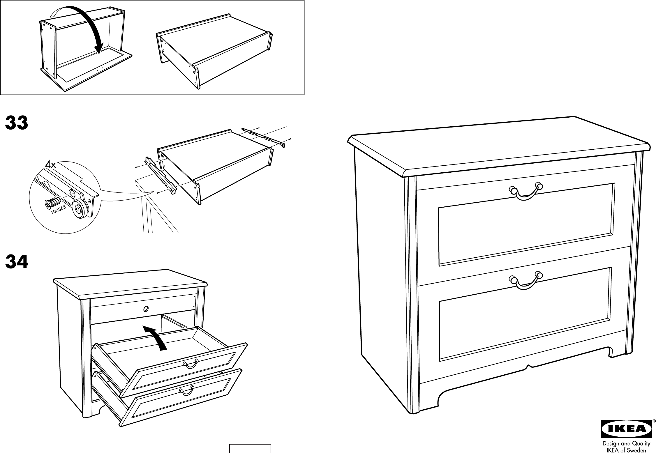 tij vervagen Keuze Handleiding Ikea Aspelund ladekast (pagina 1 van 10) (Nederlands, Duits,  Engels, Frans, Italiaans, Portugees, Spaans, Pools, Deens, Zweeds, Noors,  Fins)