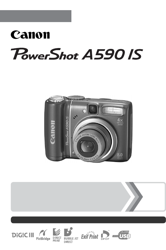 textuur uitslag Teken Handleiding Canon PowerShot A590 IS (pagina 1 van 207) (Nederlands)