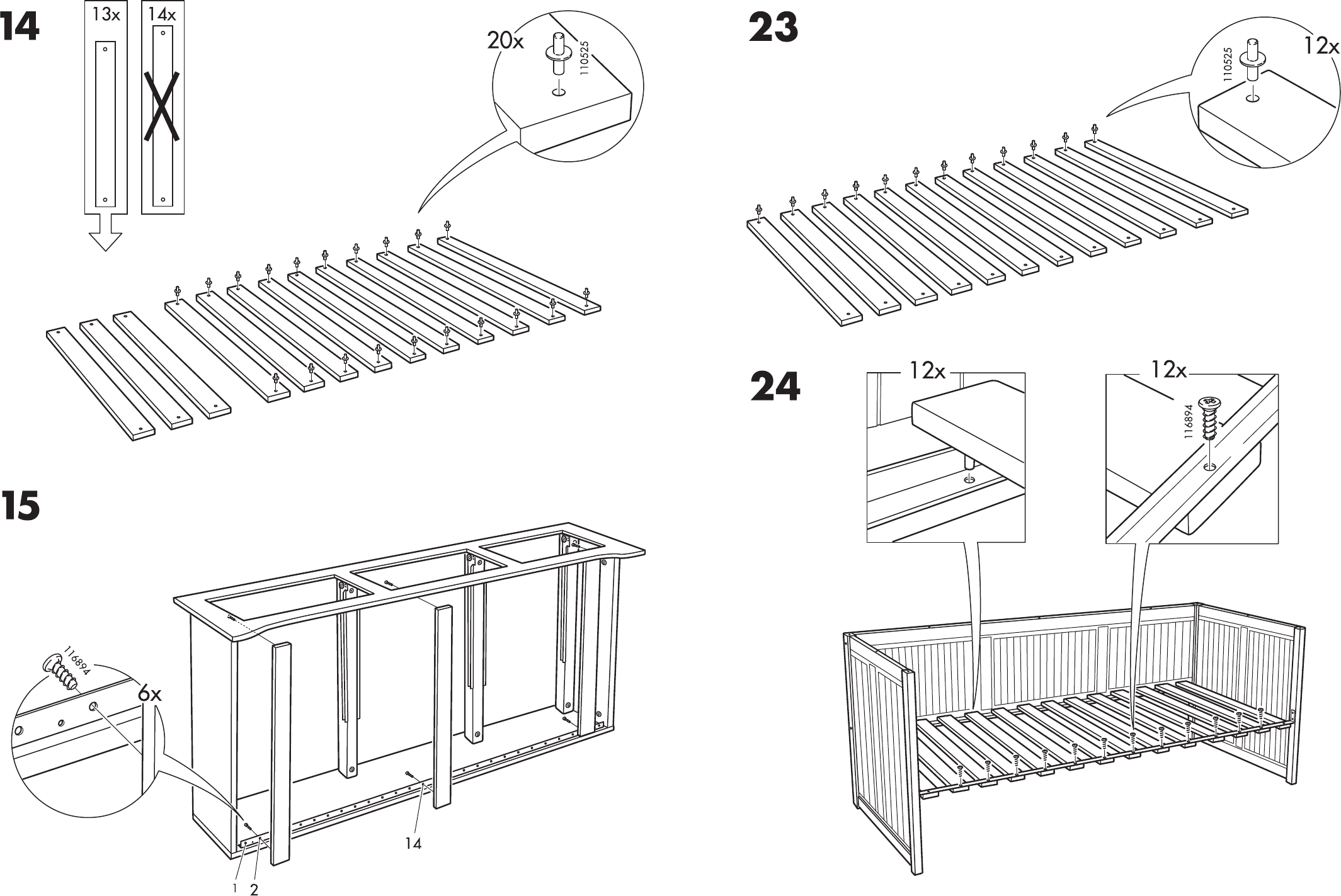 vandaag Voorlopige Partina City Handleiding Ikea Hemnes bedbank (pagina 10 van 12) (Nederlands, Duits,  Engels, Frans, Italiaans, Portugees, Spaans, Pools, Deens, Zweeds, Noors,  Fins)