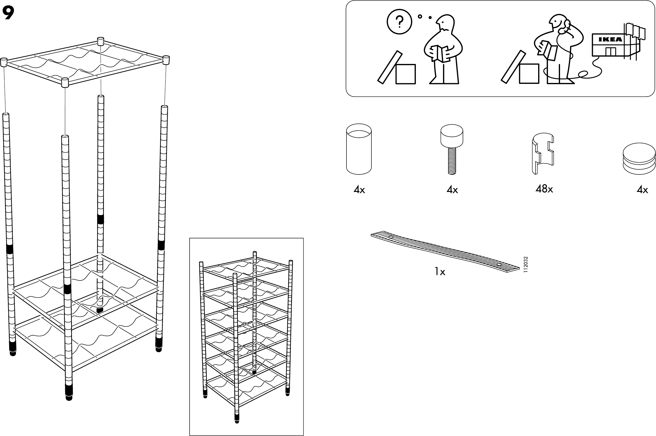 opzettelijk Charlotte Bronte Betrokken Handleiding Ikea Omar wijnrek (pagina 4 van 6) (Nederlands, Duits, Engels,  Frans, Italiaans, Portugees, Spaans, Pools, Deens, Zweeds, Noors, Fins)