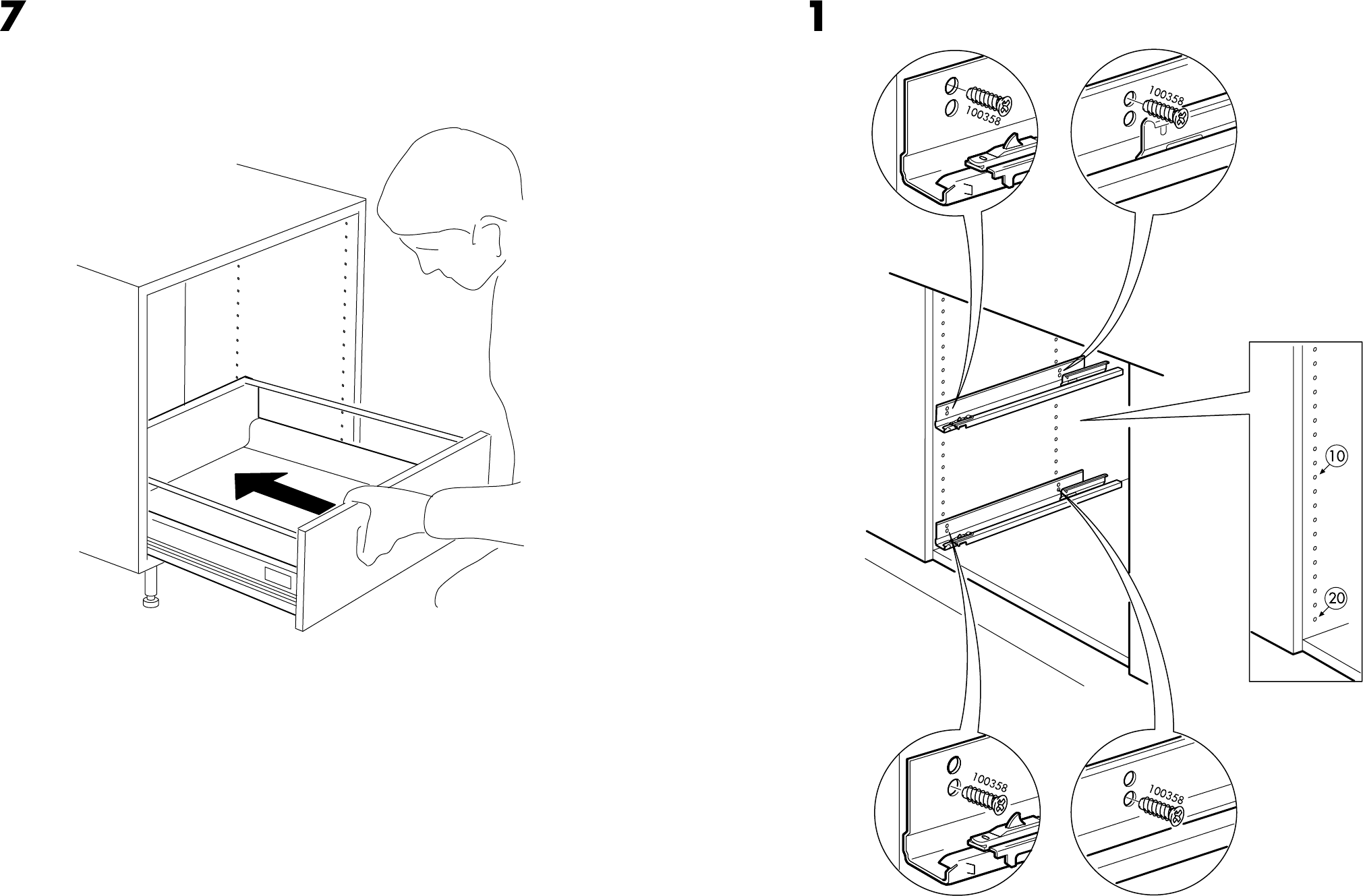 Handleiding Ikea Rationell Accesoire Lade (Pagina 1 Van 4) (Nederlands,  Duits, Engels, Frans, Italiaans, Portugees, Spaans, Pools, Deens, Zweeds,  Noors, Fins)