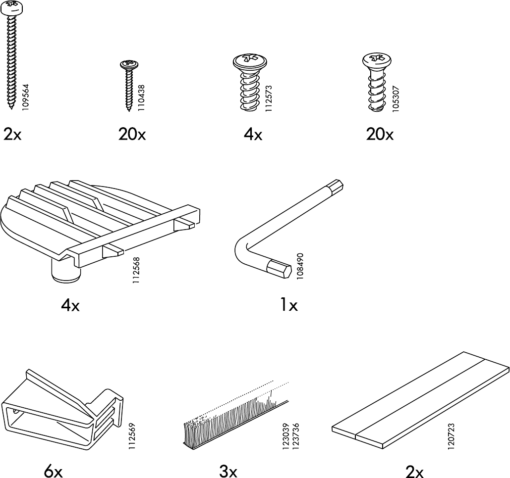 Handleiding Ikea PAX HASVIK 150 (pagina 3 van 28) (Dansk ...