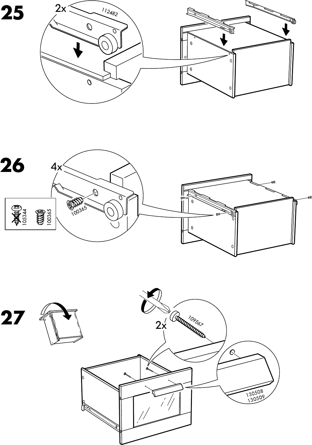 Ongekend Handleiding Ikea BRIMNES Ladekast met 4 lades (pagina 24 van 24 MZ-51
