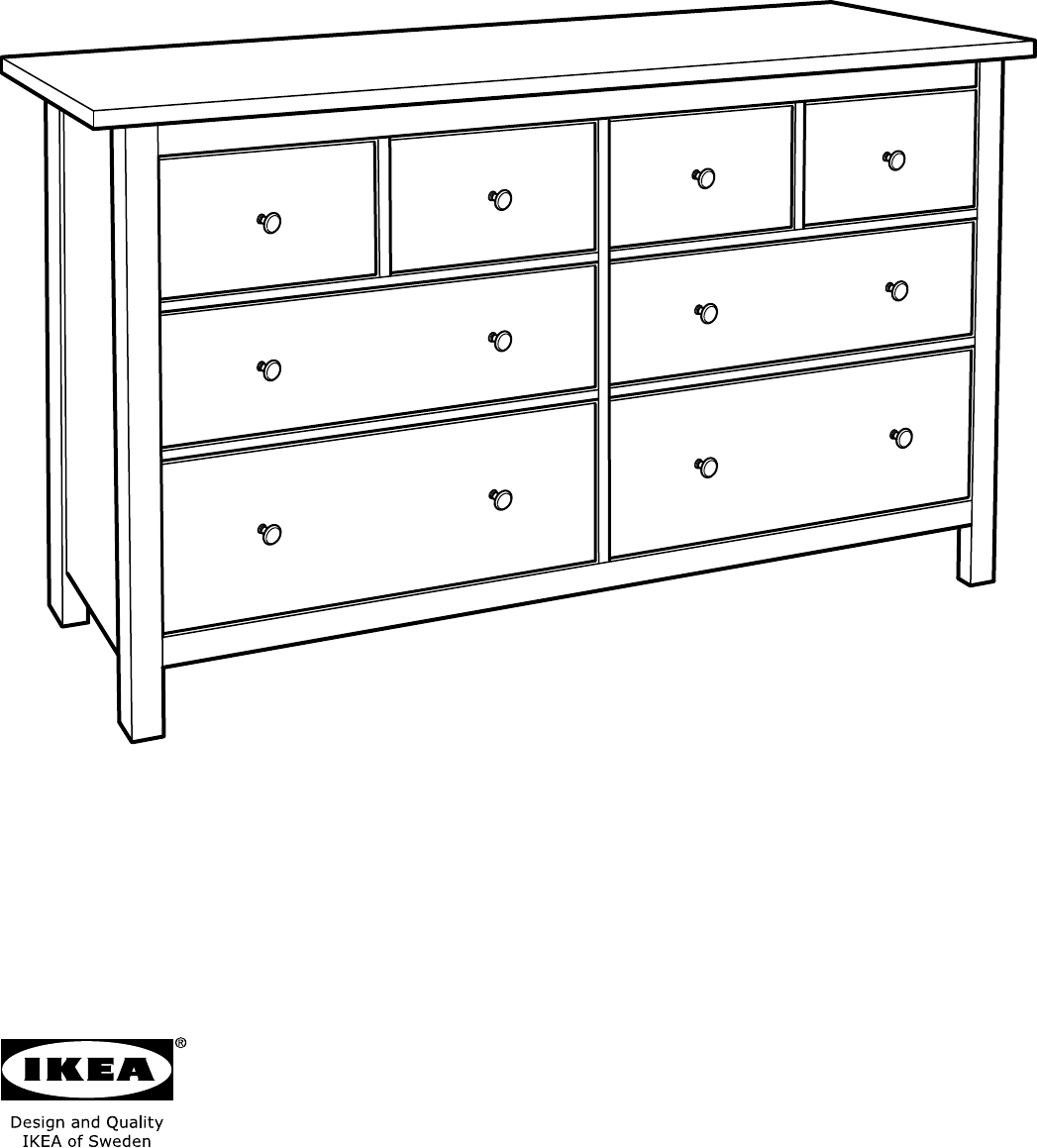 Plantage Cirkel logo Handleiding Ikea HEMNES Ladekast 8 lades (pagina 1 van 32) (Nederlands,  Duits, Engels, Frans, Italiaans, Portugees, Spaans, Pools, Turks, Deens,  Zweeds, Noors, Fins)