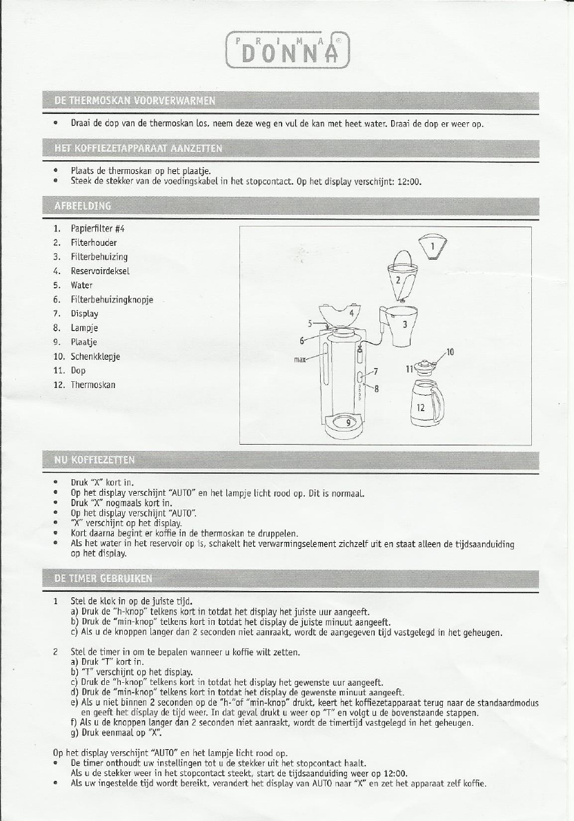 Normaal gesproken Oh Lagere school Handleiding Prima Donna Sligro (pagina 3 van 4) (Nederlands)