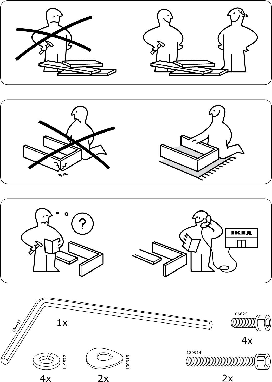 binnenplaats Probleem monteren Handleiding Ikea KNOPPARP (pagina 2 van 16) (Alle talen)