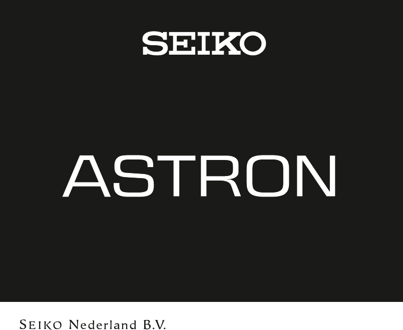 Handleiding Seiko Astron 7X52 GPS Solar (pagina 1 van 36) (Nederlands)