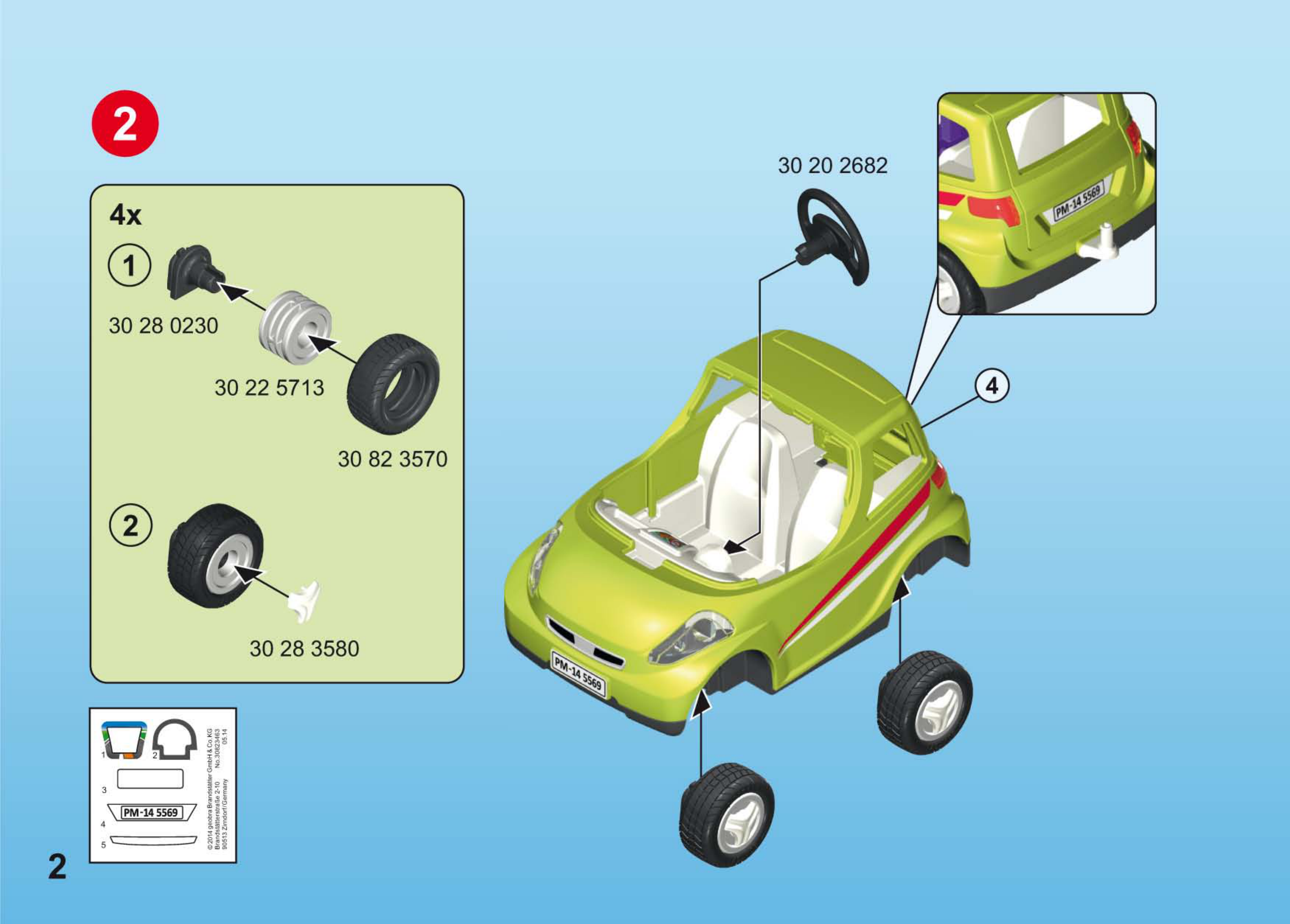 User manual Playmobil City Life Car 5569 (4 pages)