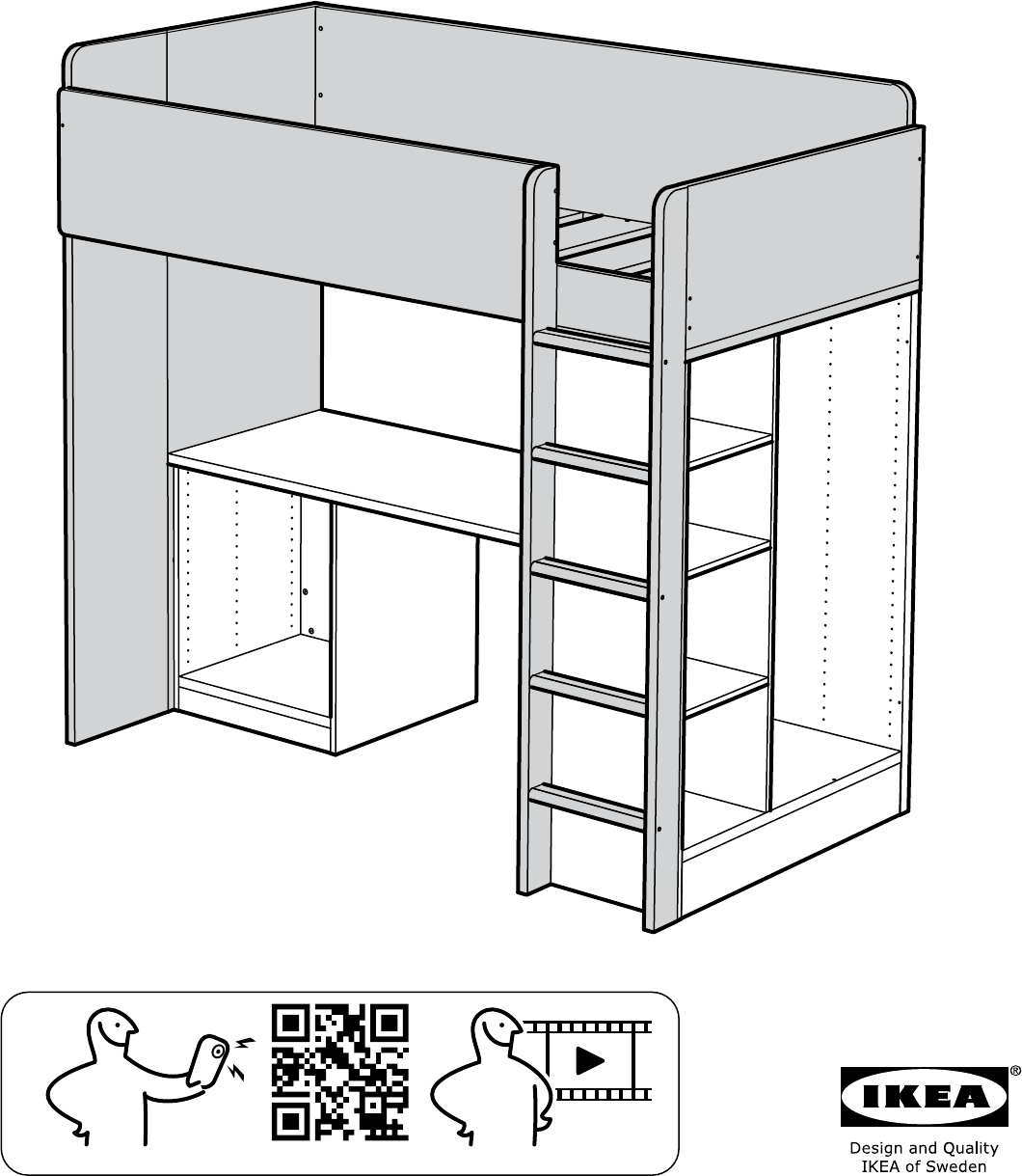 vonk tofu Geleerde Handleiding Ikea STUVA Hoogslapercombi (pagina 1 van 28) (Alle talen)