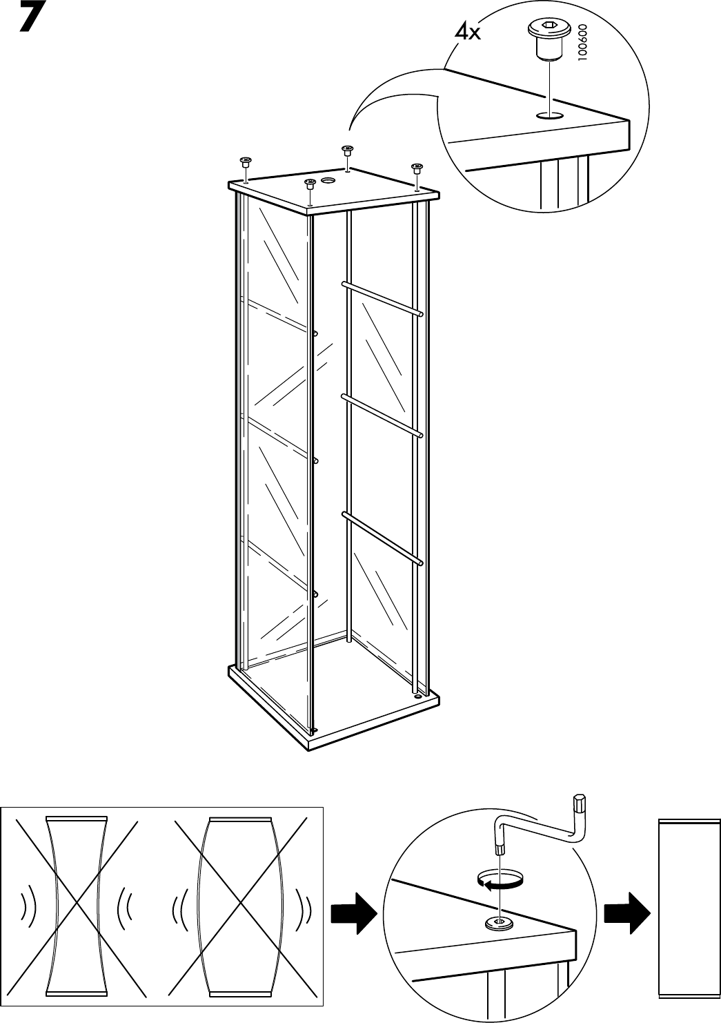 Gevangenisstraf Leonardoda Recyclen Handleiding Ikea DETOLF - Vitrinekast (pagina 11 van 24) (Alle talen)