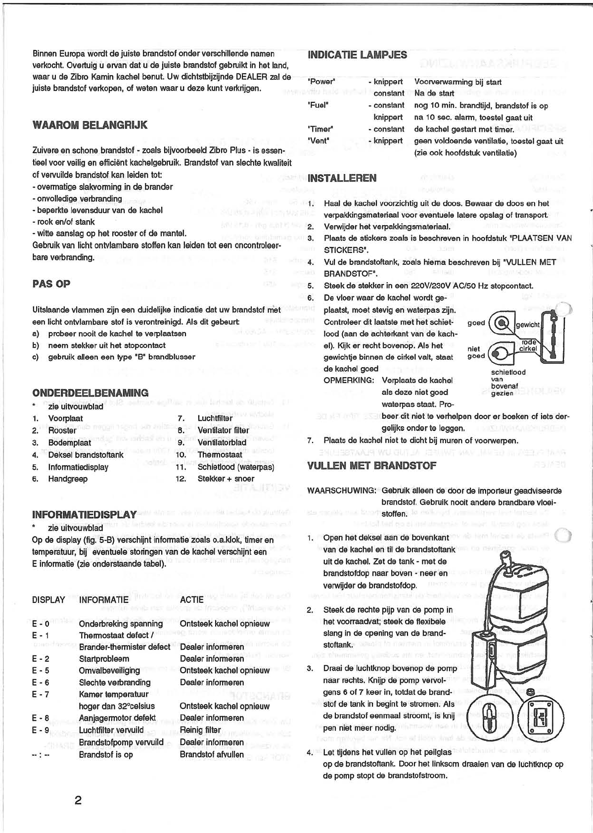 Handleiding Zibro SRE 151 laser (pagina 4 van (Nederlands)