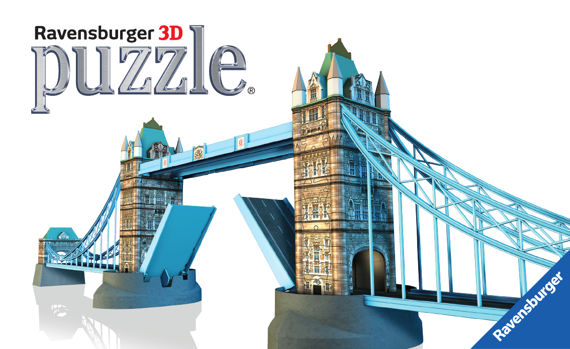 Handleiding Tower Bridge - London 3D puzzel (pagina 1 van 13) (Nederlands, Frans, Italiaans, Spaans)