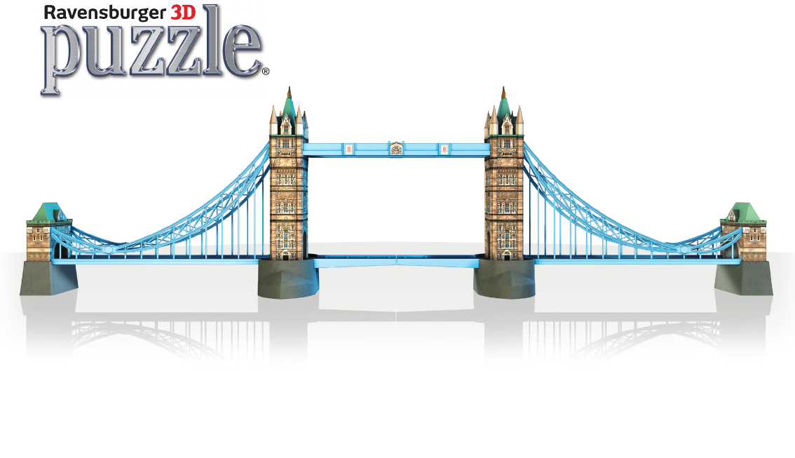 Handleiding Ravensburger Tower Bridge - 3D puzzel van 13) (Nederlands, Duits, Engels, Frans, Italiaans, Spaans)
